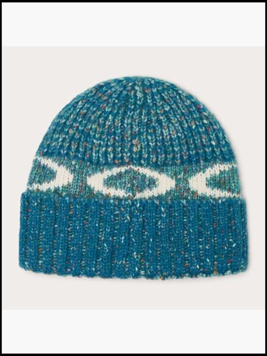 Ribbed Beanie with Oakley Ellipse Logo Warm Knit